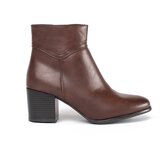 Sergio Leone Brown ankle boots on a block by | Shoptok.si