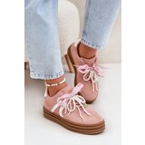 Boto Women Sneakers On Platform With Decorations Pink Vinness | Shoptok.si