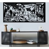 Opviq zidna dekoracija Pıcassso, 85x40 cm, 1.5 mm, Crna Cene