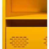 Visoka omara - Komoda - Predalnik gorčično rumena 68x39x103,5 cm jeklo, (21718679) | Shoptok.si