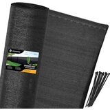 springos Mreža za sjenilo crna 140 gsm 1,5 x 10 m 50 vezica | shoptok.hr