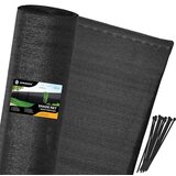 springos Siatka 90% senčenje 1,5x10m črna plus 50 vezic za pritrditev., (21629493) | Shoptok.si