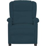  Naslonjač plavi baršunasti - Plava 1 | shoptok.hr