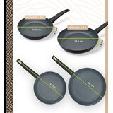 BE Living 2 -delni set ponev BE Living - Delight black (24-28 cm) | Shoptok.si