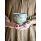 Bloomingville Zelene keramične skodelice v kompletu 4 ks 400 ml Rosalynde – | Shoptok.si