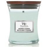 WoodWick Sagewood & Seagrass dišeča sveča 85 g | Shoptok.si