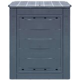  Vrtni kompostnik 3 kosi sive barve 60x60x73 cm 780 L | Shoptok.si