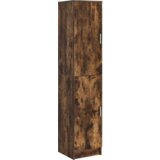  Miza s shrambo z vrati 2 pcs Dimljeni oreh 78,5 x 37 x 154,5 cm | Shoptok.si