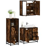 vidaXL 3-dijelni set kupaonskog namještaja boja hrasta drveni | shoptok.hr