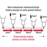 Olovka TEHNIČKA 0,7 MM GRIP PROTTI PENAC MP0107-SB-20 CRNA/PLAVA | Shoptok.si
