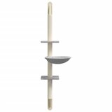  Zidna penjalica za mačke sa stupom za grebanje siva 142,5 cm | Eponuda.com