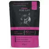 Fitmin Varčno pakiranje Cat For Life Kitten 56 x 85 g - Piščanec