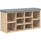 Maison Chic Klop za čevlje - Sedež za čevlje sonoma hrast 102x32x50 cm inženirski les, (21777997) | Shoptok.si