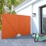 vidaXL Zložljivo stransko platno za teraso terakota 240x160 cm Cene