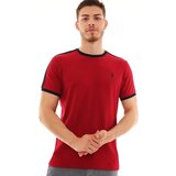 Dewberry T8584 MEN'S T-SHIRT-BURGUNDY Cene