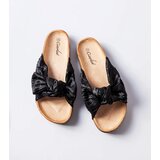 Gemre Black flip-flops with a bow Duplanty | Shoptok.si