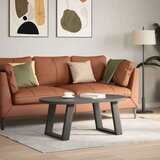  Noge za klubsko mizico v obliki črke U 2 kosa antracit 50 x (42-43) cm jeklo, (22123635) | Shoptok.si