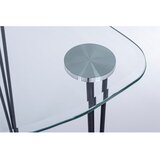 BIZZOTTO Pisalna miza s stekleno mizno ploščo 60x120 cm Rondo – | Shoptok.si
