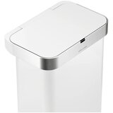 simplehuman Mat bijela beskontaktna željezna kanta za smeće 58 l Sensor – | shoptok.hr