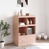 vidaXL Visoka omarica bela 67x39x95 cm jeklo | Shoptok.si