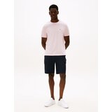 Tommy Hilfiger Majica 'Ess Seasonal' mornarska / svetlo roza / rdeča / bela | Shoptok.si