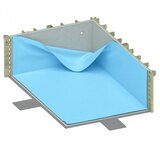  Drveni bazen NEMO 7,3x3,97 - V.1,45 m - sidrenje betoniranjem | shoptok.hr