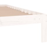  Okvir za krevet od masivnog drva bijeli 75 x 190 cm mali | Eponuda.com