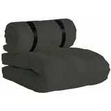 Karup Design tamno siva mekana sklopiva stolica prikladna za eksterijer Design OUT ™ Buckle Up Dark Grey