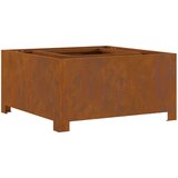 vidaXL Jeklo za izpostavljenost vremenskim vplivom/Rjava 60 x 60 x 30 cm | Shoptok.si
