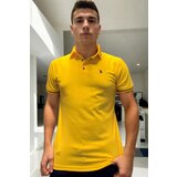 Dewberry T8586 MEN'S POLO NECK T-SHIRT-PLAIN YELLOW Cene
