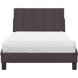  Krevet s madracem Hanko tamnosmeđi 100 x 200 cm od tkanine | shoptok.hr