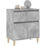  Komoda siva boja betona 60x35x70 cm od konstruiranog drva | shoptok.hr