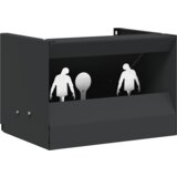 vidaXL Kutija za zamku metaka Crna 29 x 22 x 20 cm Čelik Cijene