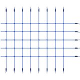  Mreža za penjanje 200 x 150 cm plava | shoptok.hr