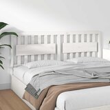  Uzglavlje za krevet bijelo 185,5x4x100 cm od masivne borovine | shoptok.hr