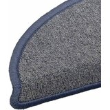  Prostirke za stepenice 15 kom 56x17x3 cm svijetlo sive i plave poluokrugle | Shoptok.si