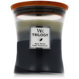 WoodWick SVEČA V KOZARCU TRILOGY MEDIUM WARM WOODS | Shoptok.si