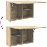  Kupaonski zidni ormarić sonoma hrast 60x25x40 cm izrađeno drvo | shoptok.hr