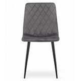  Stolica TURIN od tamnosivog baršuna x 4 | shoptok.hr