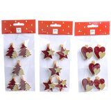 Viter novogodišnje štipaljke 1/5 bordo pliš ( 75253 ) Cene