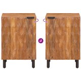  Kopalniška omarica Rjava 38 x 33 x 58 cm Masiven les manga, (5000112515) | Shoptok.si