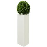  Vrtna sadilica bijela trokutasta 30 x 26 x 75 cm čelična | shoptok.hr