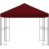 Gazebo 3 x 3 m Tamno crvena Poliester i čelik 190 gsm | Eponuda.ba