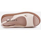 VINCEZA Womens Leather Wedge Sandals | Shoptok.si