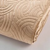 Douceur d intérieur Svetlo rjav žameten komplet pregrinjala in prevleke za vzglavnik 240x260 cm Solange – | Shoptok.si