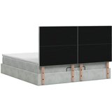  Podesivi krevet s madracem Svjetlosiva 140 x 190 cm Baršun | shoptok.hr