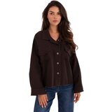 RUE PARIS Shirt-IT-KS-FL5779.87-dark brown | Shoptok.si