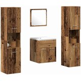 Set namještaja za kupaonicu 4 pcs Staro drvo Konstruirano drvo | shoptok.hr