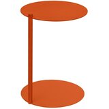 noo.ma Jeklena okrogla stranska mizica 41x40 cm Ande – | Shoptok.si