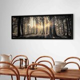  Slika - Forest Sun 150x50 U crnom drvenom okviru | shoptok.hr